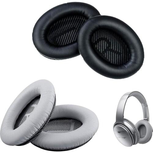 100 Pairs Ear pad for Bose QC35 Cushions Leather Replacement Memory Foam Earpads For QuietComfort 35 Soft Headband Cushion