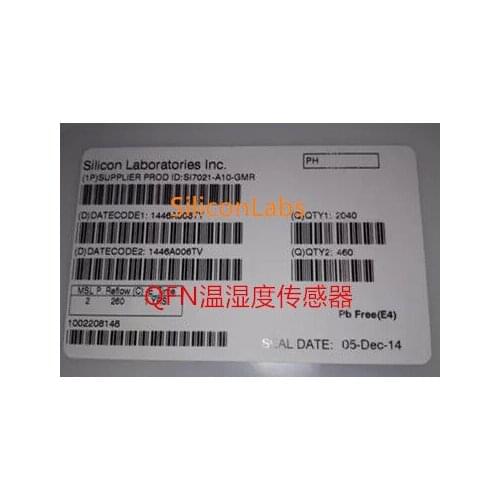 Free Shipping! New Original 10pcs/lot SI7020-A10-GMR SI7020 SI7020-A10 IC TEMP SENSOR RH 3% DFN