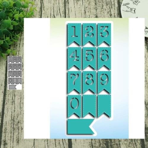 Digital label 2 Metal Cutting Dies cut die mold decoration Scrapbooking paper craft mould punch stencils