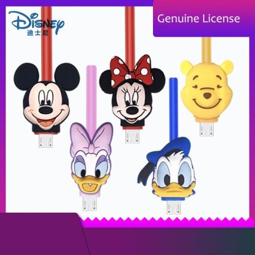 Disney Mickey Mouse Donald Duck Daisy for Android Mobile Phone USB Charging Cord Micro USB Cable Fast Charge USB Data Cable Line