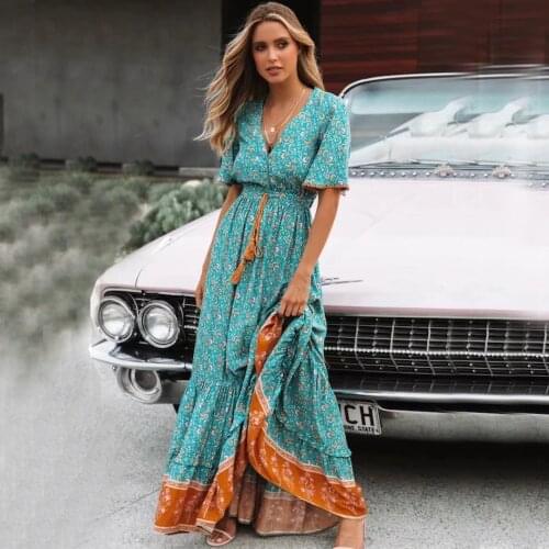 Khalee Yose Green Summer Dresses