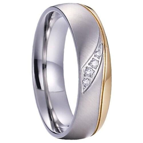 Handmade Alliance Love Promise Wedding Rings for women girls jewelry ring matte/polishing