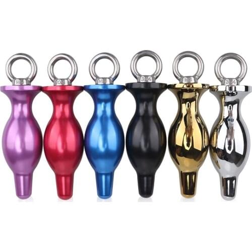 Metal Ring Anal plug Butt anal sex toys 3 size Multi color for choice Drop shipping