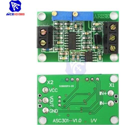 Diymore Current to Voltage 4-20mA to 0-2.5V Converter Module DC 7 -3.3V 5V 10V 15V 24V 30V Transmitter Module