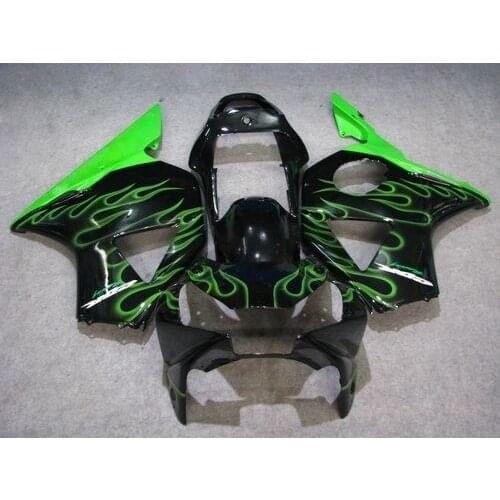 Dor-Green Black Injection ABS Plastic Motorbike Fairing Kits For CBR900RR 929 00 01 CBR929RR 2000 2001 Bodyworks Fairing