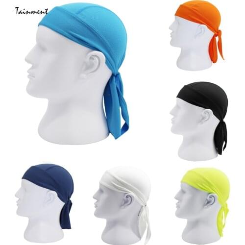 Pure Quick Dry Cycling Cap Men Women Summer Head Scarf for Running Riding Bandana Breathable Headscarf Pirate Cap Headband Men