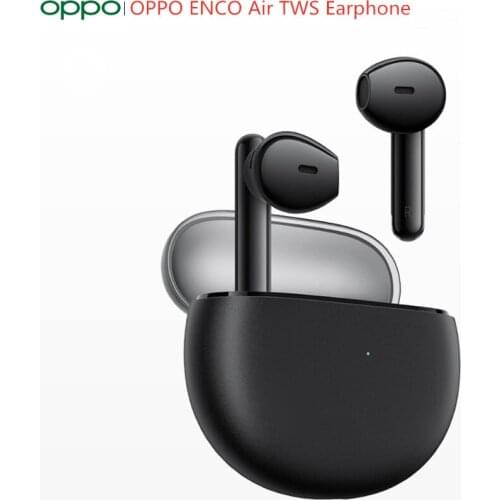 Original Oppo Enco Air TWS Earphone Wireless Bluetooth 5.2 Earbuds DNN Noise Cannellation IPX4 Resistant For Oppo FindX3 Pro Ren