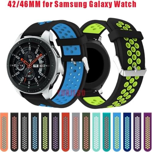 100pcs for Samsung Galaxy Watch 46mm Bracelet Accessories 20/22mm Silicone strap for Samsung Galaxy Watch 42mm smart watch band