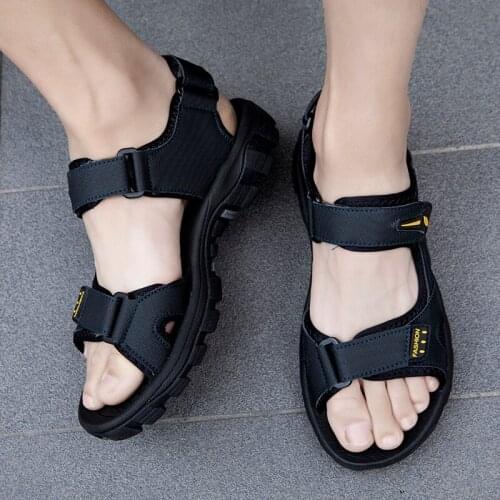 Sandalias De Casa Sandalia Masculino Sandalle Homme Work Sandals Shoes Men Outdoor Summer Beach Roman Sandalias For Man Hombre