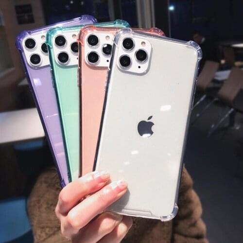 TPU+PC Phone Case Back Cover Air-Guard Corners Mobile Phone Case Cover For IPhone 12 11 Pro XS Max X XR 6S 7 8 Plus Case