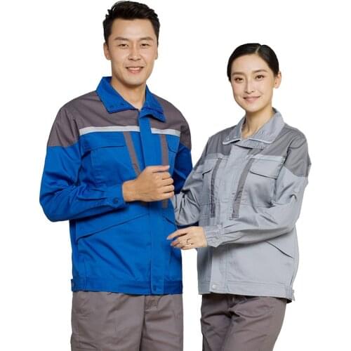 2021 Spring Welding Suits Work Clothing Men Women Auto Repair Workshop Durable Uniforms Installation Mechanical Safety Coveralls