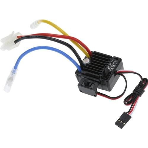 WP-1060-RTR 2-3S 60A Waterproof Brushed ESC W/BEC 6V/3A for 1/10 RC Tamiya Traxxas Redcat HPI RC Car Parts