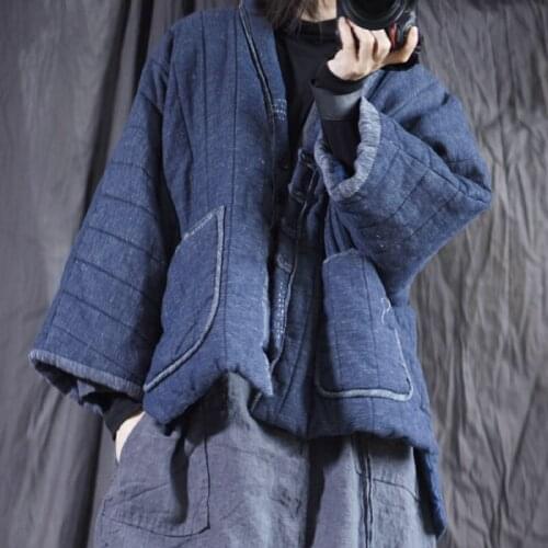 Johnature Women Cotton Solid Color Short Coat Vintage Pockets 2021 Autumn New Long Sleeve Casual Women Buckle Coats