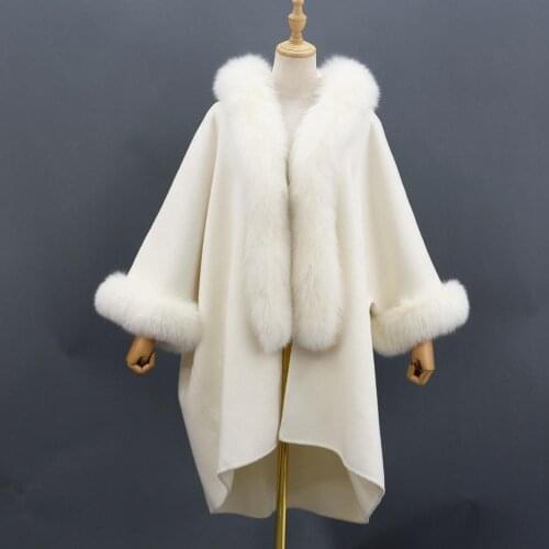 Women coat jacket Autumn Winter Outerwear wool Thicken Warm Long Coat Lady Slim Woolen Overcoat Cashmere Jacket With Fur Collar