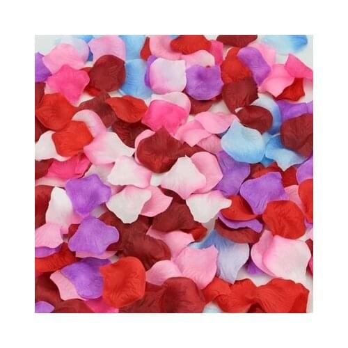 600 pcs/lot) 2015 Simulation rose petals wedding supplies wholesale yellow rose petals