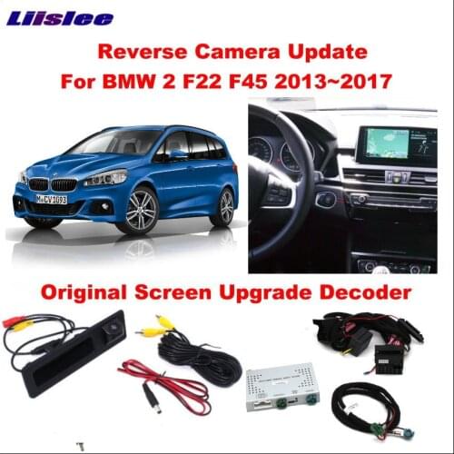 Original Screen Update System For BMW 2 F22 F45 2013-2017/Reversing Module+Rear Camera/Decode Track Box NBT
