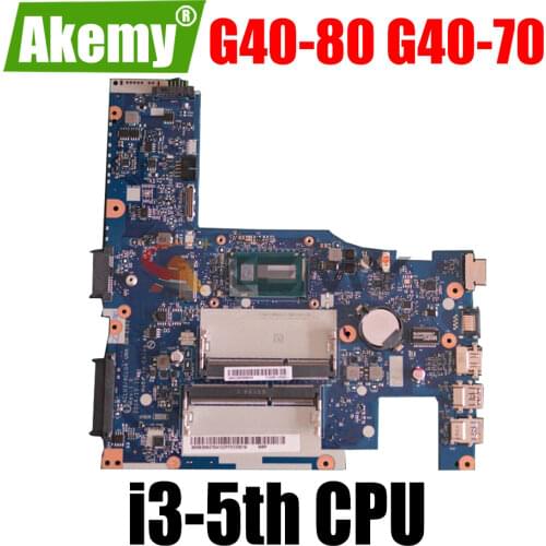 For Lenovo G40-80 G40-70 Z40-70 NM-A362 NM-A272 Laotop Mainboard G40-80 Motherboard with I3-5005/5010U CPU 100% fully tested