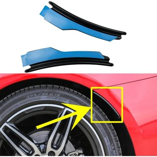 For Mercedes Benz C238 E200 E220 E300 E350 E400 E53 AMG Coupe 2017+ Car Rear Bumper Fender Flare Extension Wheel Eyebrow Lip