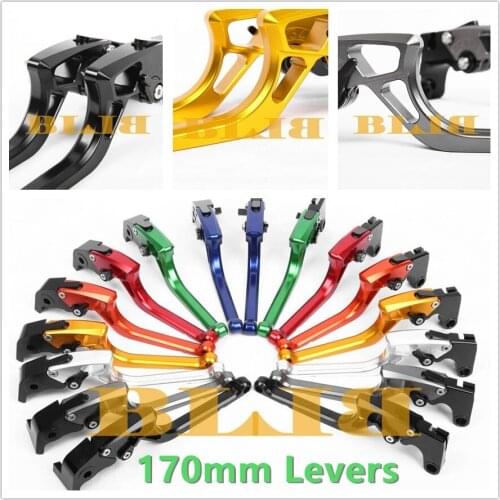 For Suzuki GSXR600 2006-2010 2007 2008 CNC Aluminum CNC Motorbike Clutch Brake 170mm Levers And Two-color Lever Two Styles Pair