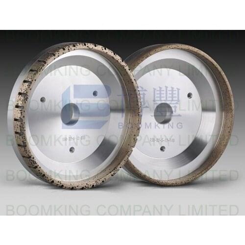 BOOMKING Good diamond wheels Diameter 150,hole 12/22mm,grit 80#/100#/140#/180#/230# for glass straight bevelling machine