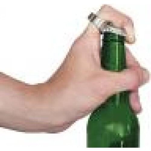 Cool Men Finger Ring Bottle Opener Bar Pub Party Beer Tool Gift Kitchen Stainless Steel Finger Opener
