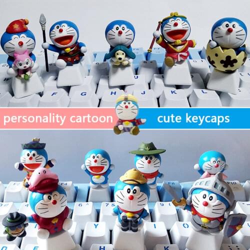 1pc Cartoon Anime Modeling Keycaps Cute Stereo Keycap For mechanical keyboards keycap Personality Design Replacement