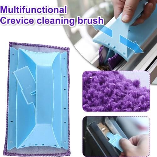New Window Groove Cleaning Brush Set Handheld Foldable Groove Cleaning Brush Washing Windows Sill Gap Track Brush Cleaning Tools