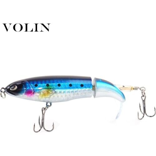 1Pc Whopper Popper Fishing Lure 80cm 13g 90mm 15.5g Artificial Bait 120mm 35gHard Soft Rotating Tail Fishing Tackle Geer Pesca