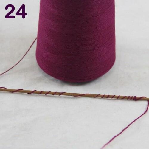 Sales 1X500g high quality 100% pure cashmere warm soft hand-woven tower yarn Magenta 262-5024