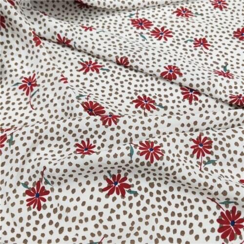 Daisy Chiffon Dot Soft Dropping Fabric For Bridal Dress Scarf Material Charmeuse DIY Tissue Ribbon Fabric