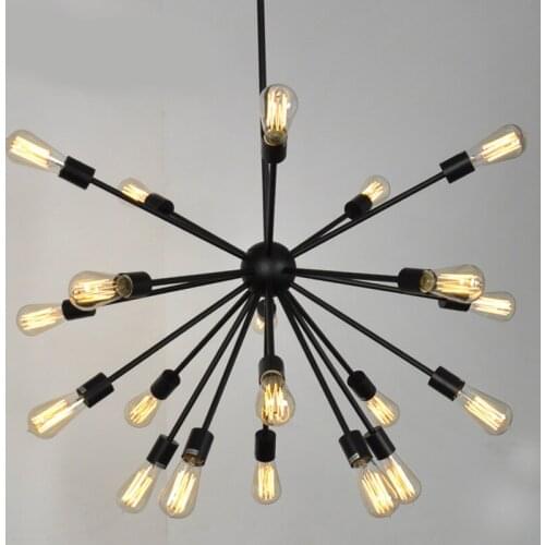 Modern wrought iron artificial satellite chandelier creative spider 12 18 20 Lamps For living room dining room Chandelier G120