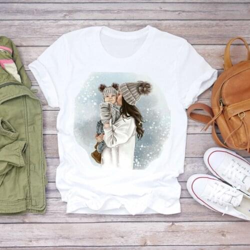 Women 2020 Cartoon Momlife Momlife Printed Cute Mother Lady T-shirts Top T Shirt Ladies Womens Graphic Female Tee T-Shirt