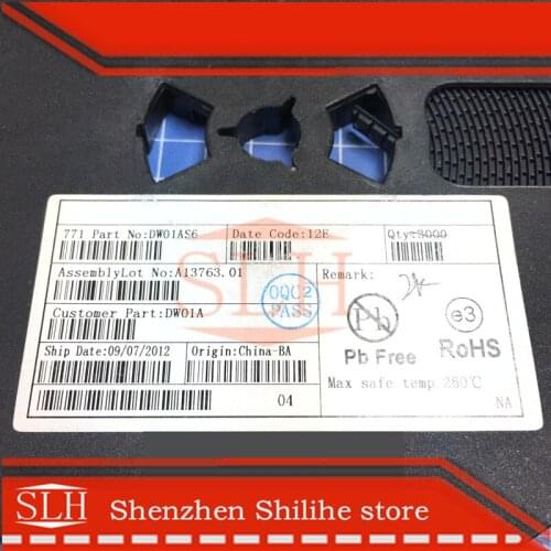 100pcs/lot DW01AS6 SOT23-6 Brand new original