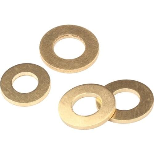 200pcs/lot M4 M5 M6 Ring Gasket Sealing Ring Copper Washer Flat Seal Fitting