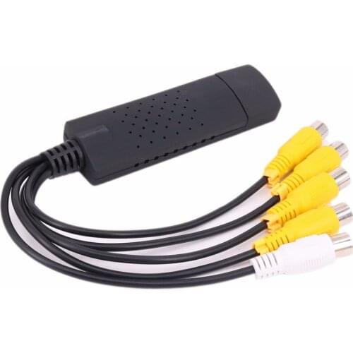 4 Channel USB Video Capture Card DVR For CCTV Camera Monitor DVD 4CH Usb Dvr Cards Board To VHS Video Recording PAL /NTSC