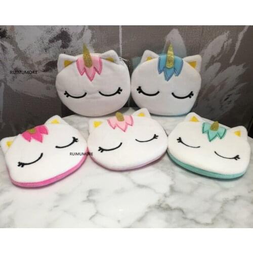 5Colors - New 10CM Horse Plush Purse , Lady Children' Gift Plush Purse , Small Key Plush Purse