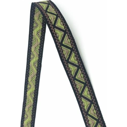 5Yards 18mm 3/4" Scrapbook Supplies Gifts Wrapping Geometric Woven Ribbon Christmas New Year Festival Decor Jacquard Ribbon