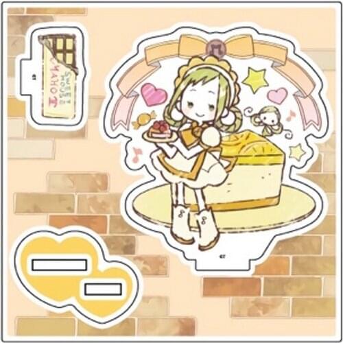 Acrylic Figure Stand Model Display Tabletop Toy Cosplay Anime Magical DoReMi Harukaze Doremi Fujiwara Hazuki Double Plug NEW