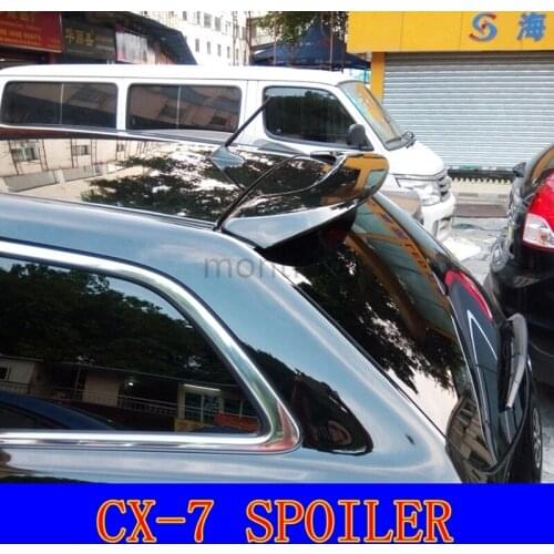 Car Accessories For Mazda CX-7 CX7 Spoiler 2008-2014 Auto ABS Plastic Unpainted Primer Rear Trunk Boot Wing Lip Spoiler