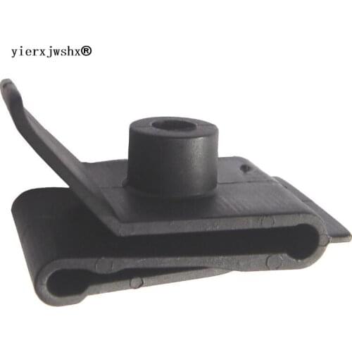 Yierxjwshx car plastic clip auto fastener plastic Nylon “U” Nut #10 Screw Size Panel Distance: 1mm for Toyota for GM for Mazda