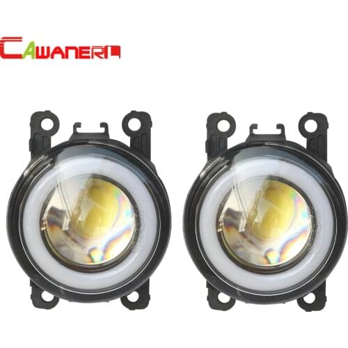 Cawanerl For Nissan Xterra N50 2005-2015 Car Styling LED Fog Light Angel Eye Daytime Running Lamp DRL 30W 3000LM 12V 2 Pieces