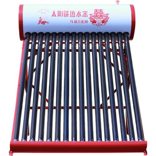 TT Household Photoelectric Dual-Purpose Solar Water Heater 304 Stainless Steel Thickened Water Tank Liner Purple GoldTubeFactory