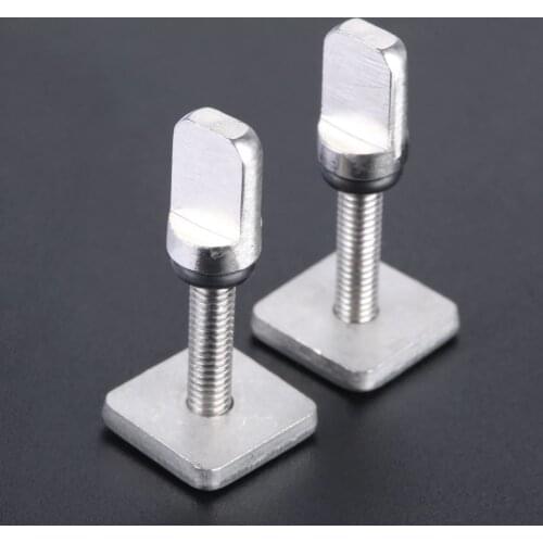 2 Sets Stainless Steel Surfboard Longboard SUP Center Sliding Fin Box Plates And Smart Screws Fits All Standard Surf Fin Boxes