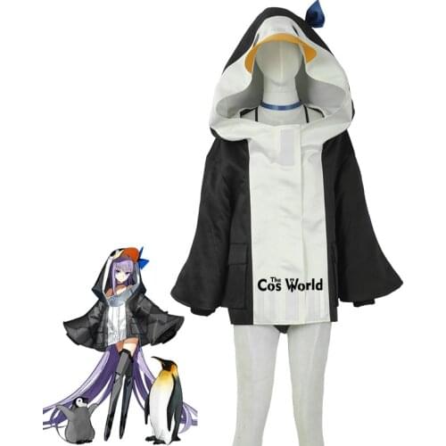 FGO Fate Grand Order Penguin Meltlilith Hoodie Hoody Swimming Bathing Suit Jumpsuits Swimwear Swimsuit Anime Cosplay Costumes
