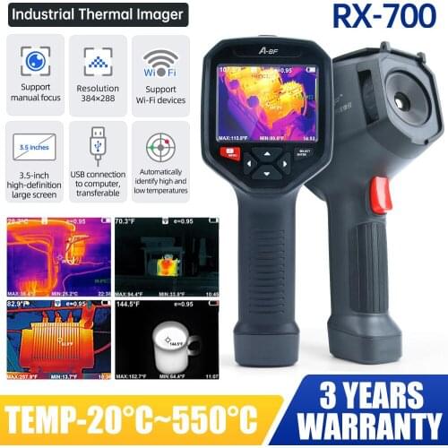 A-BF High Resolution Infrared Thermal Camera 388*284 Pixel Industry Thermal Imager House Floor Heating Hot Water Pipe Screening