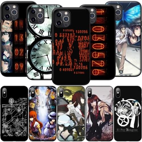 GX236 Steins Gate Silicone Soft Case for iPhone 12 Mini 11 Pro XS Max XR X 8 7 6 6S Plus 5 5S SE 2020