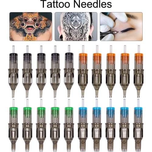 10pcs/box Disposable Tattoo Cartridge Needles RL RS RM M1 Tattoo needle For Tattoo Pen Machine Liner Shader Tattoo Supplies