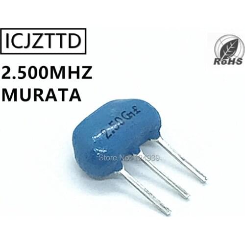 CST2.50MTW CST2.50M ZTT2.50M 2.500MHZ 2.5MHZ 2.50G DIP-3 Ceramic Resonators CSTLS2.50M CSTLS