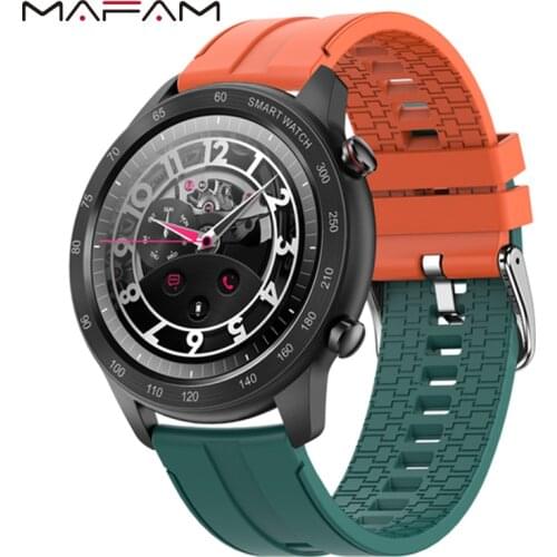 MAFAM MX5 BT Call Smart Watch Men 1.3inch Custom Dial Fitness Tracker IP68 Waterproof Smartwatch Women For Huawei phone