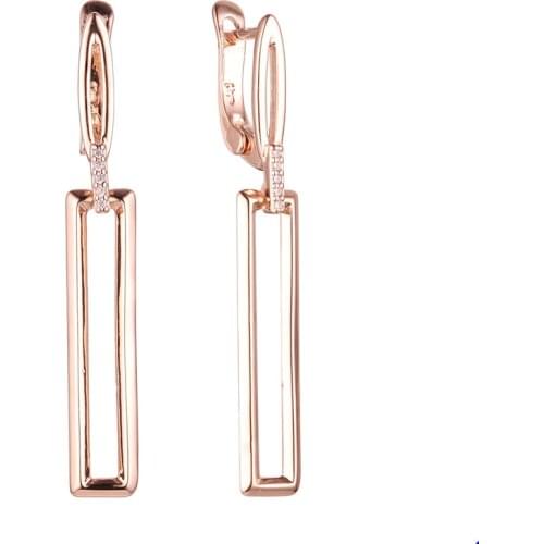 New Arrival 2021 Women Long Earrings Simple Exquisite Design Fashion Jewelry Designs for Young Lady